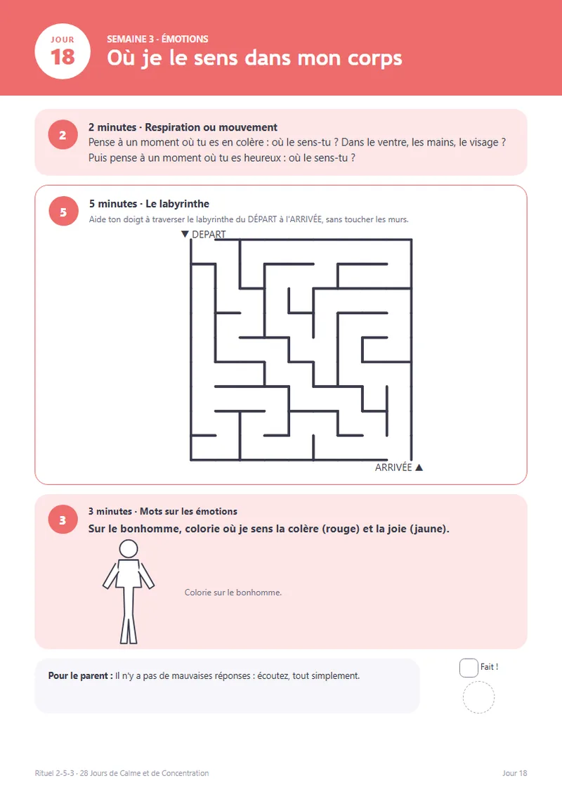 Fiche du jour 18 : labyrinthe